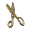 Stock Scissor Lapel Pin